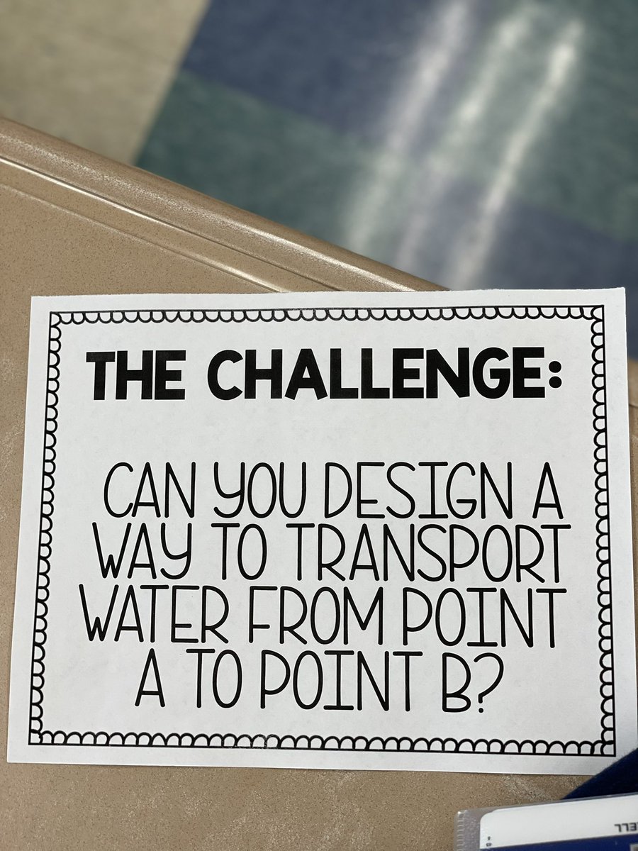 tchrlisa3's tweet photo. Early dismissal Friday calls for “A Long Walk to Water” Stem activity!!@LindaSuePark @HMJHS_Vikings https://t.co/kthzFANSs7
