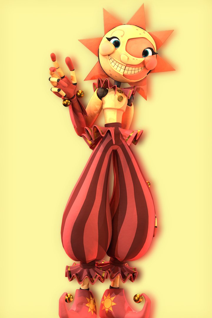 S25Cky's tweet photo. Sun-Rise and MoonDrop

Model by:@Coolio_Art 
Port by:@JosueC4D 
Materials adjusted by:@S25Cky 

#Fnaf #C4d #Render https://t.co/jDCJ7oUb2a