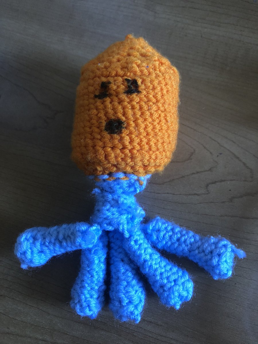 MrsEconto's tweet photo. Another day… another handmade gift for Olivia. How did I get so lucky? 🐙 https://t.co/kdyktXfPkQ