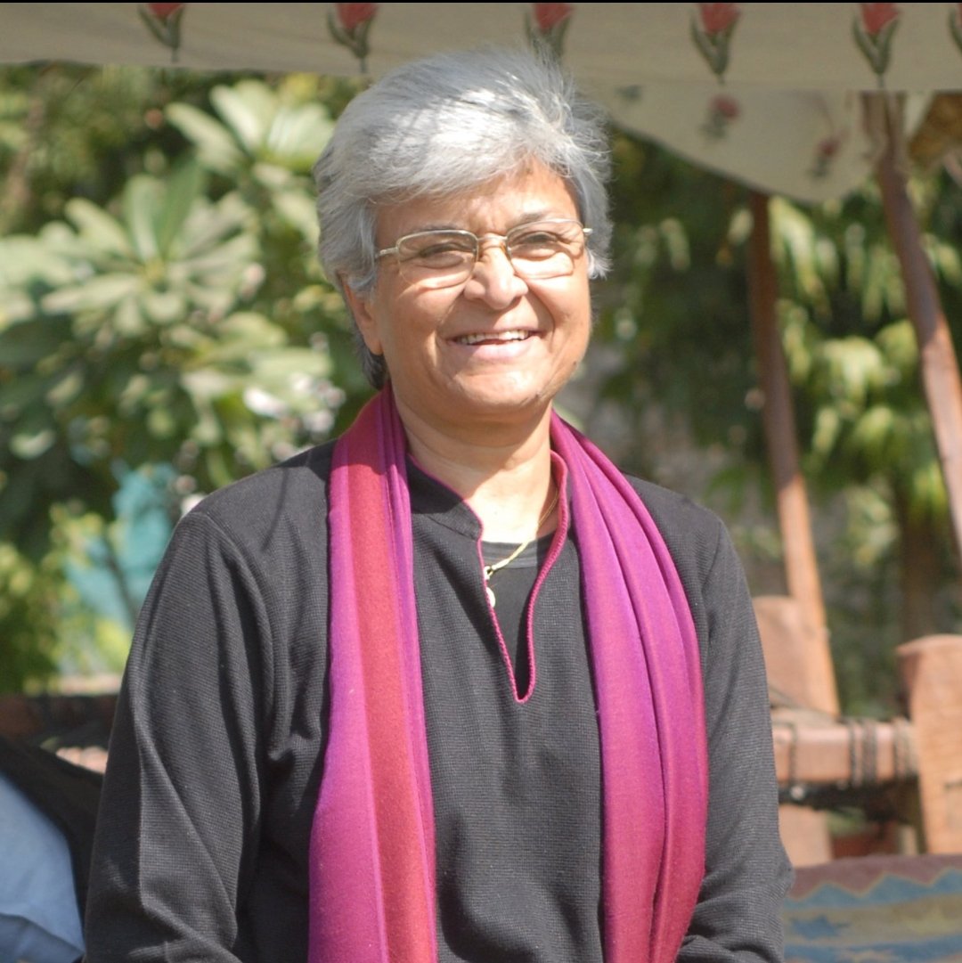 elitakarim's tweet photo. Today is a sad day. 
You will live through your work, your smiles, the goodness of your heart and your eagerness to watch people rise up, survive and do so much more.
Wands Up for the one and only Kamla Bhasin! May you rest in peace :( #KamlaBhasin https://t.co/YzRfEUQIBR
