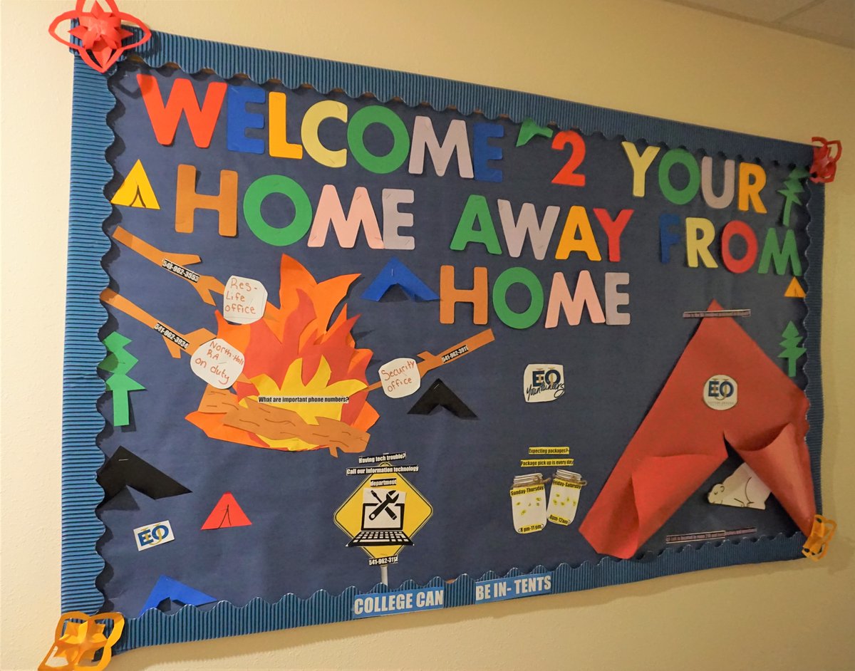 eoumountaineers's tweet photo. Welcome home, Mounties! 
#movein #reslife @eoureslife @eouwow https://t.co/Z3s4itLK1g