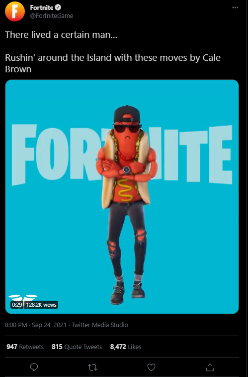 fortnite tweets ooc but i made them up on Twitter: