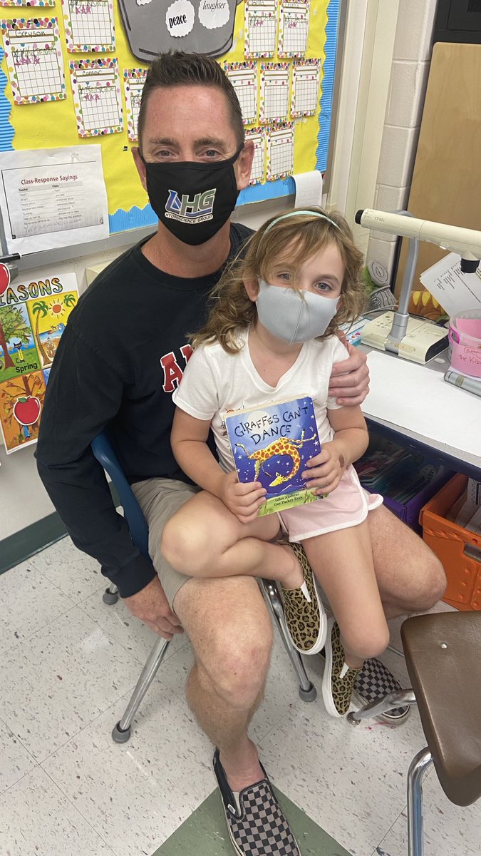 1-D-All smiles under these masks when the mystery reader turns out to be your dad! #whatyoudomatters #beablessing <a href="/ptbeachsuper/">Will Smith</a>⁩ ⁦<a href="/AntrimSchool/">Tara Weber</a>⁩ ⁦<a href="/StecchiniM/">Michelle M. Stecchini</a>⁩ ⁦<a href="/AntrimCounselor/">Darlene Kuzloski</a>⁩ ⁦