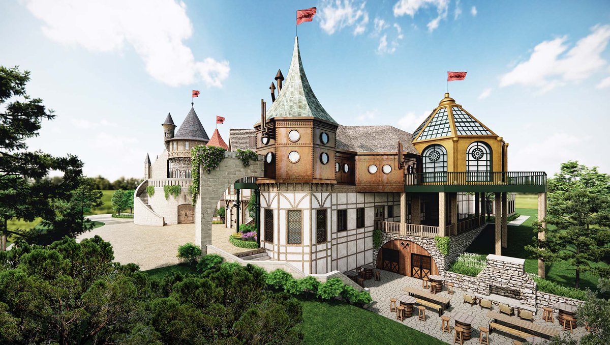 Welcome to all our new friends! The Griffin &amp; Gargoyle is an immersive fantasy restaurant experience featuring food &amp; drink, retail, a wedding venue, and 12 ax throwing lanes. Opening in March 2024. #dungeonsandragons #fantasy #larping #tabletopgaming