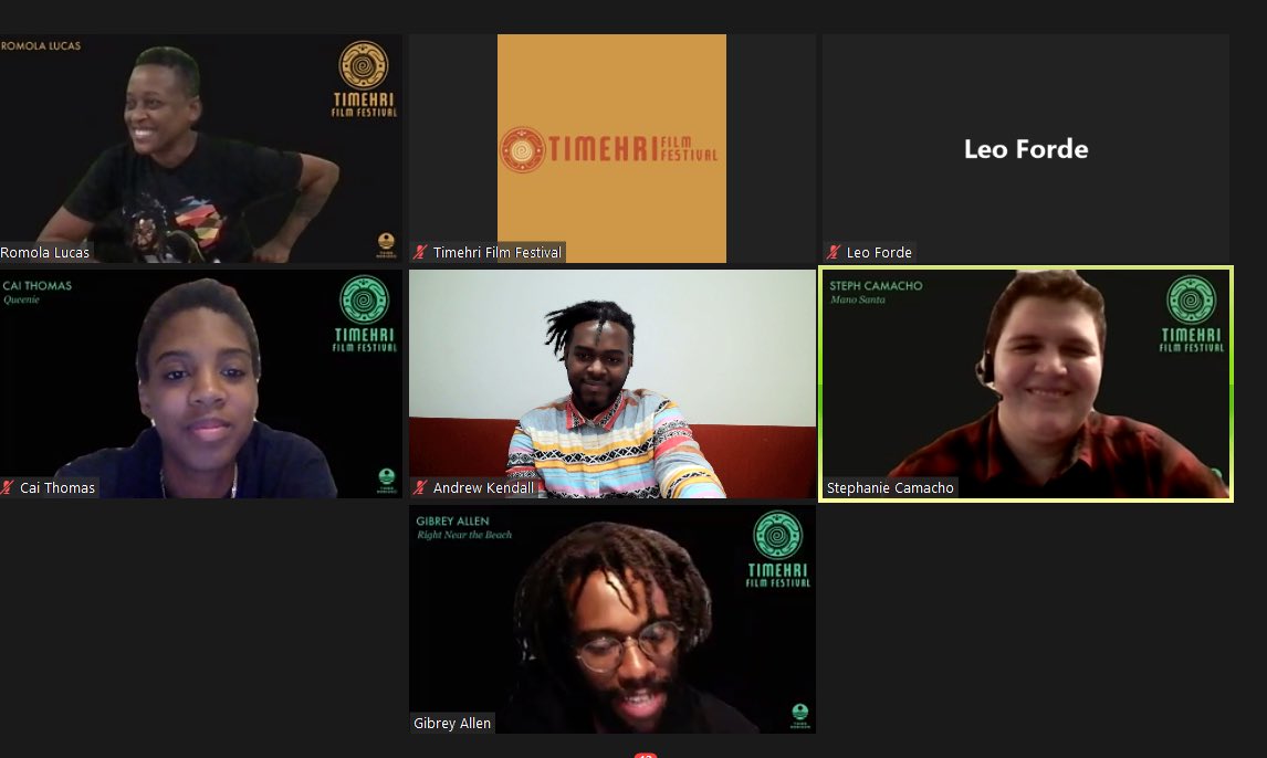 Great Q&amp;A after some great films directed by @aspire4gr8ness and others as part of the queer film block <a href="/TimehriFF/">TimehriFilmFestival</a>