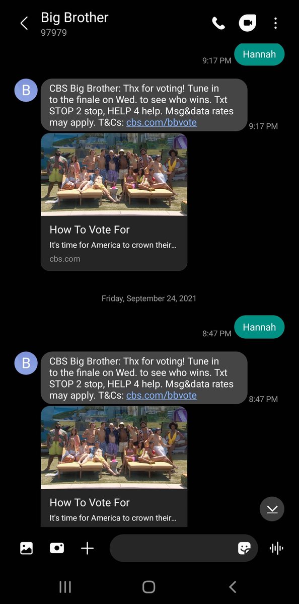 Mistyluvs2tweet's tweet photo. @hannah_chaddha I hope Hannah makes top 3 at least! 🙏🏾 #Hannah #Dannah #BB23 https://t.co/E8A9CgnpoB