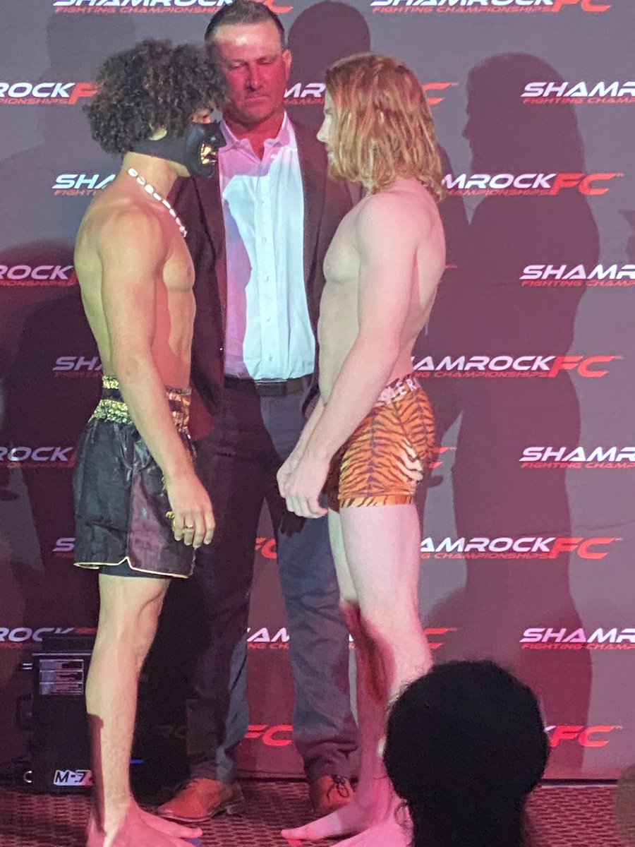 sammiehenson's tweet photo. It’s gooooo time for @JacksonHenson99 
Cowboy is weighed in and ready for battle! #focusbullieve🐂🌙⭕️ #BULLTRAINED 
@SunkistKidsWC 

Tune in to @FiteTV for the fight on @Shamrock_FC tomorrow night @AmeristarSC https://t.co/mJ9uvD5TYf