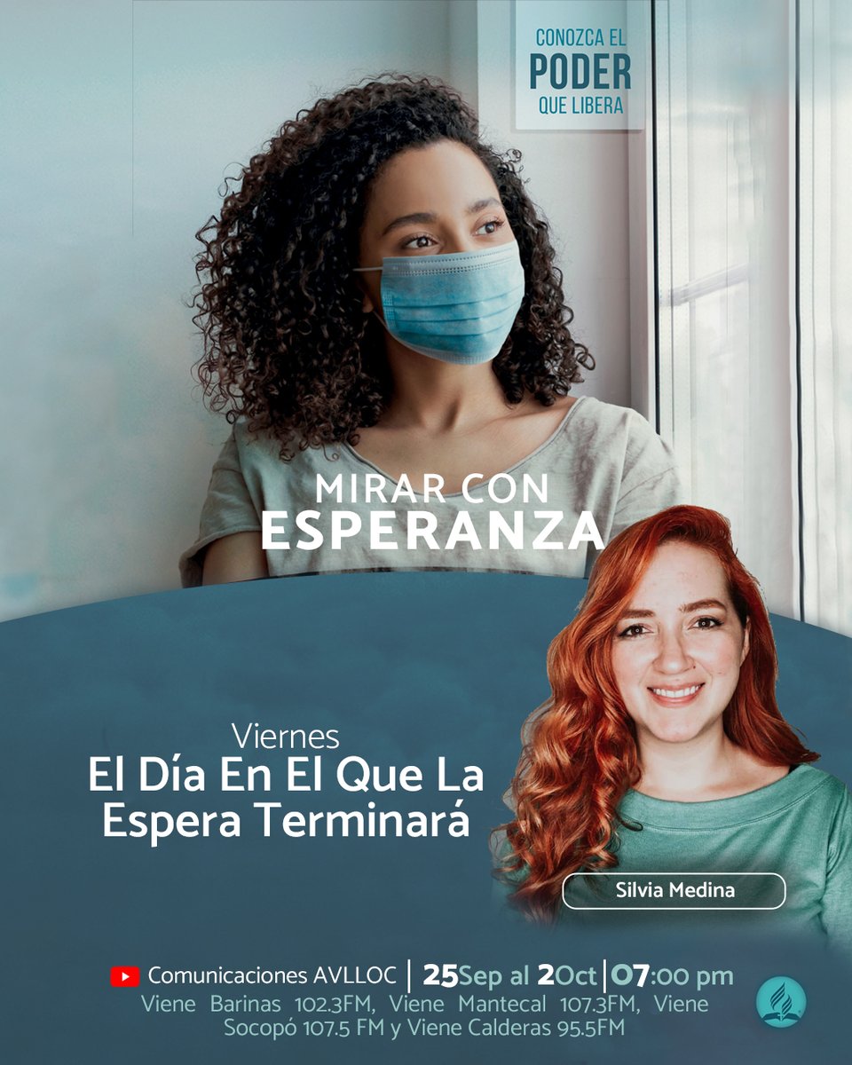 avlloccidental's tweet photo. ¡ÚNETE A ESTA SEMANA! Hoy a las 07:00 pm Conéctate ha esta semana llena de bendición a través de nuestro canal de YouTube: Comunicaciones AVLLOC.
#adventistauvoc
#adventistadia
#semanadebendicion
#semanadelamujer
#mirarconesperanza
#Barinas
#Venezuela
#adventistauvoc
#adventista https://t.co/G8ateDL9qH
