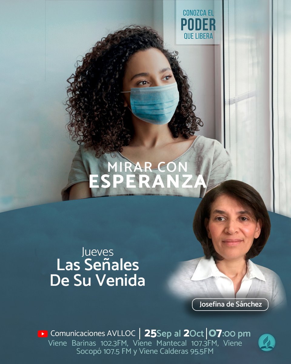 avlloccidental's tweet photo. ¡ÚNETE A ESTA SEMANA! Hoy a las 07:00 pm Conéctate ha esta semana llena de bendición a través de nuestro canal de YouTube: Comunicaciones AVLLOC.
#adventistauvoc
#adventistadia
#semanadebendicion
#semanadelamujer
#mirarconesperanza
#Barinas
#Venezuela
#adventistauvoc
#adventista https://t.co/ItPhTBySqn