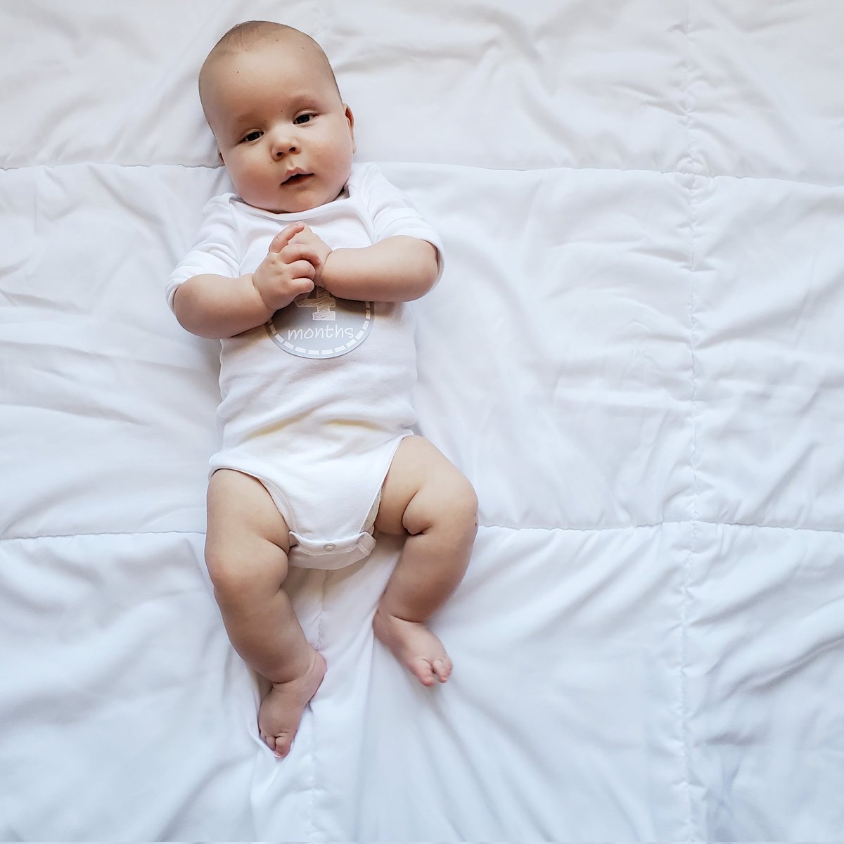 MyMeenaLife's tweet photo. 4️⃣ months and awesome. A little social butterfly, very vocal, an early teether (same as his bro), inquisitive but startles a bit easily, working on wiggles and grabbing stuff like it's his job, and GROWING. These will probably never be on the correct date. #secondchildproblems https://t.co/8BQQx0NGS2