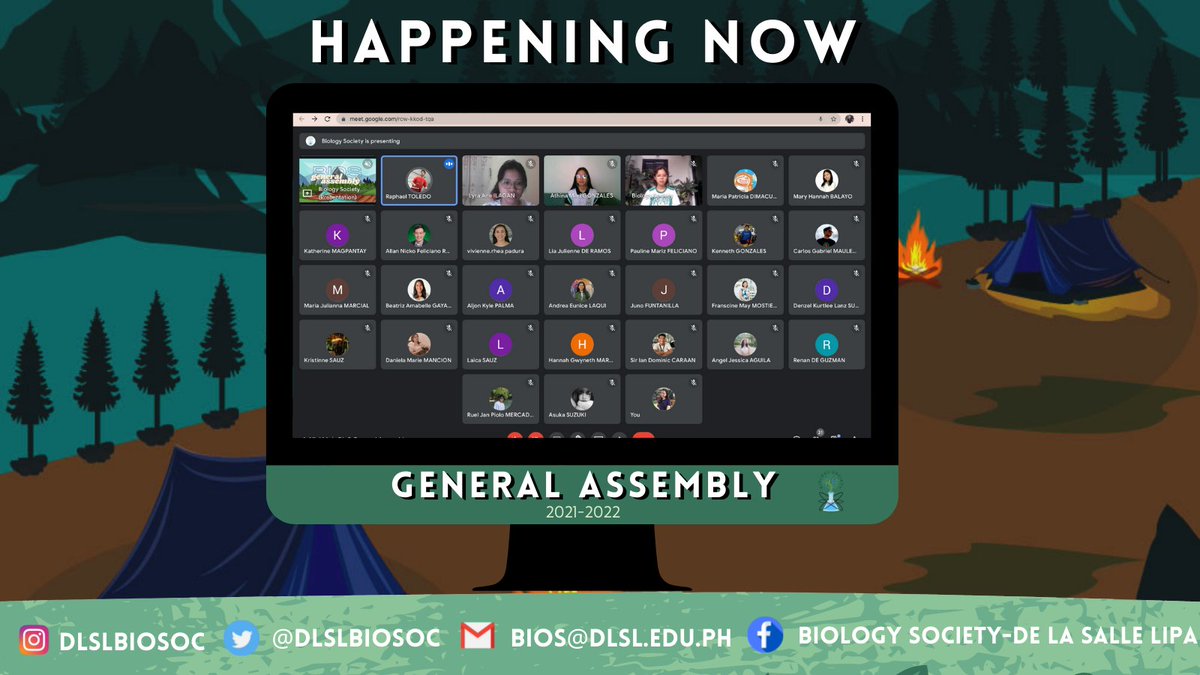 DLSLBioSoc's tweet photo. HAPPENING NOW: Today, the Biology Society members unite for this year's General Assembly. Done with the old days, in with the new ones. The BEST is yet to come! 💯 
#YourJourneyIsNotYetOver
#StandBioSide https://t.co/R1o6US4gmJ