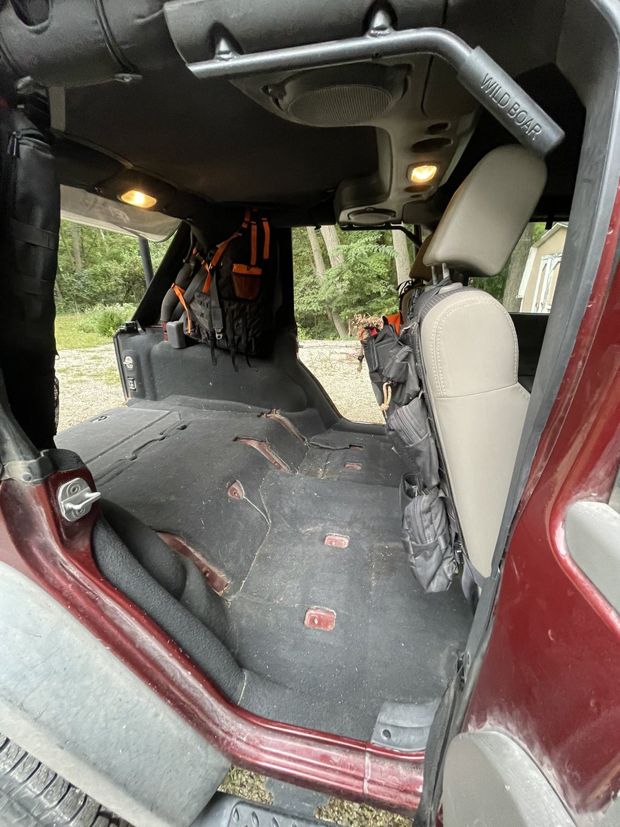 The winter project has begun on the Adventure mobile!  Goodbye backseat!