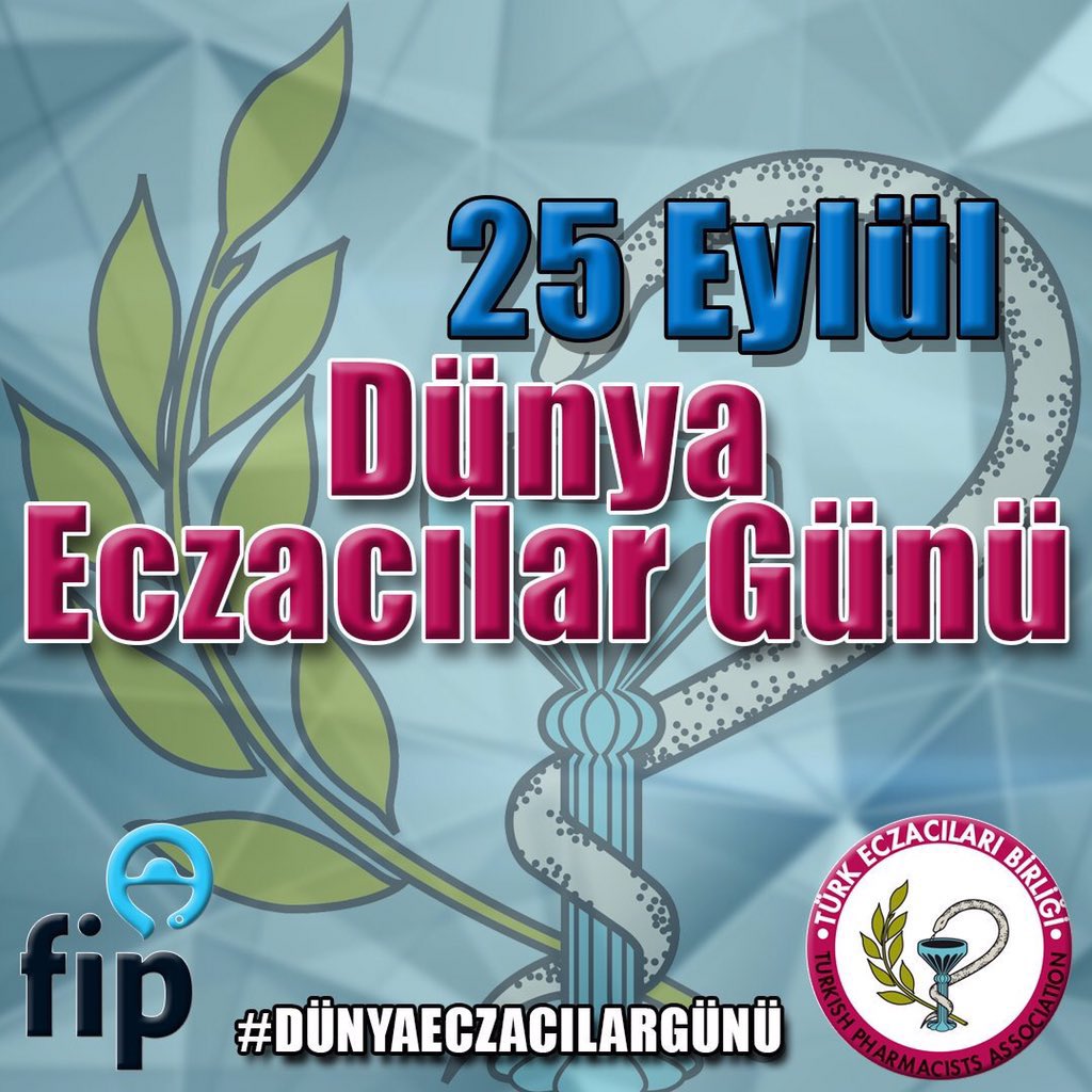 ecz_sedaates06's tweet photo. Tüm meslektaşlarımın 25 Eylül Dünya Eczacılar Günü’nü kutluyor, Covid-19 ile mücadelede kaybettiğimiz tüm meslektaşlarımı saygı ve minnetle anıyorum. #DünyaEczacılarGünü
#WPD2020
#WorldPharmacistDay https://t.co/JYayAVtZ1D