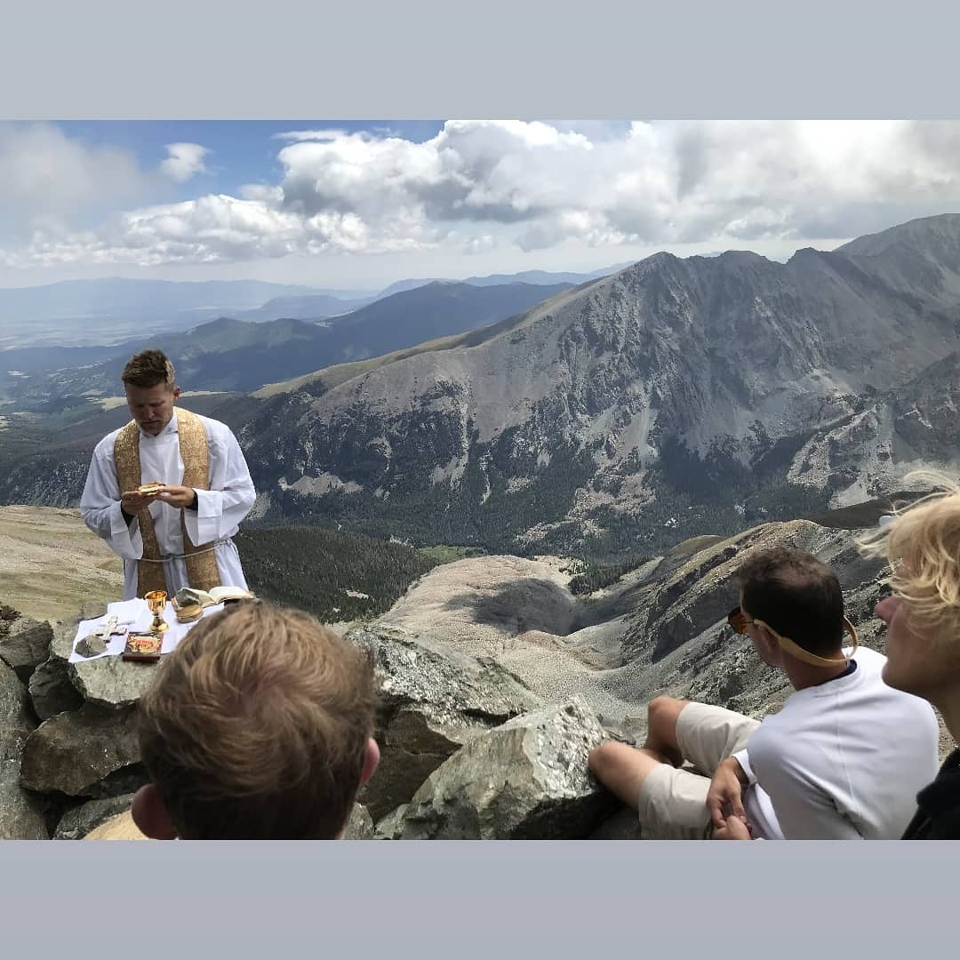 SJVDenver's tweet photo. At the beginning of the semester, the SJV seminarians spent a few days camping in Great Sand Dunes National Park. The men went hiking, fishing, played “beach” volleyball, and all around enjoyed the time of fraternity in the great outdoors. @GreatDunesNPS https://t.co/S1YCHup6Or
