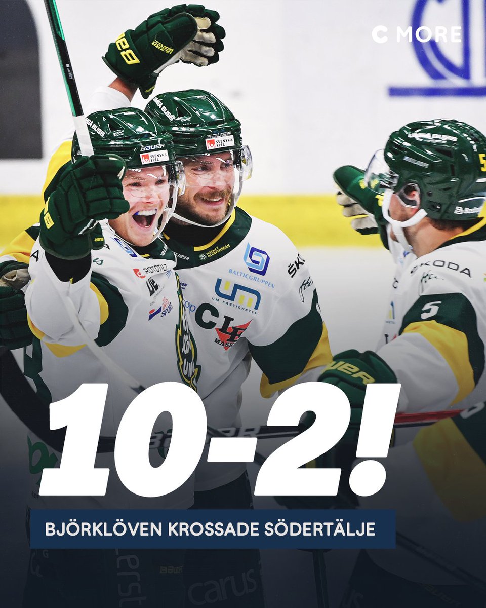 Vilken KROSS! Björklöven körde över Södertälje med 10-2 (!) i premiären 😲