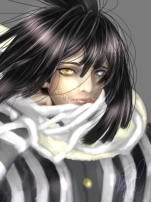 ꛩ ぃꩢ𡿨ᤕむさんがTwitterに投稿した伊黒小芭内(鬼滅の刃)のイラスト。