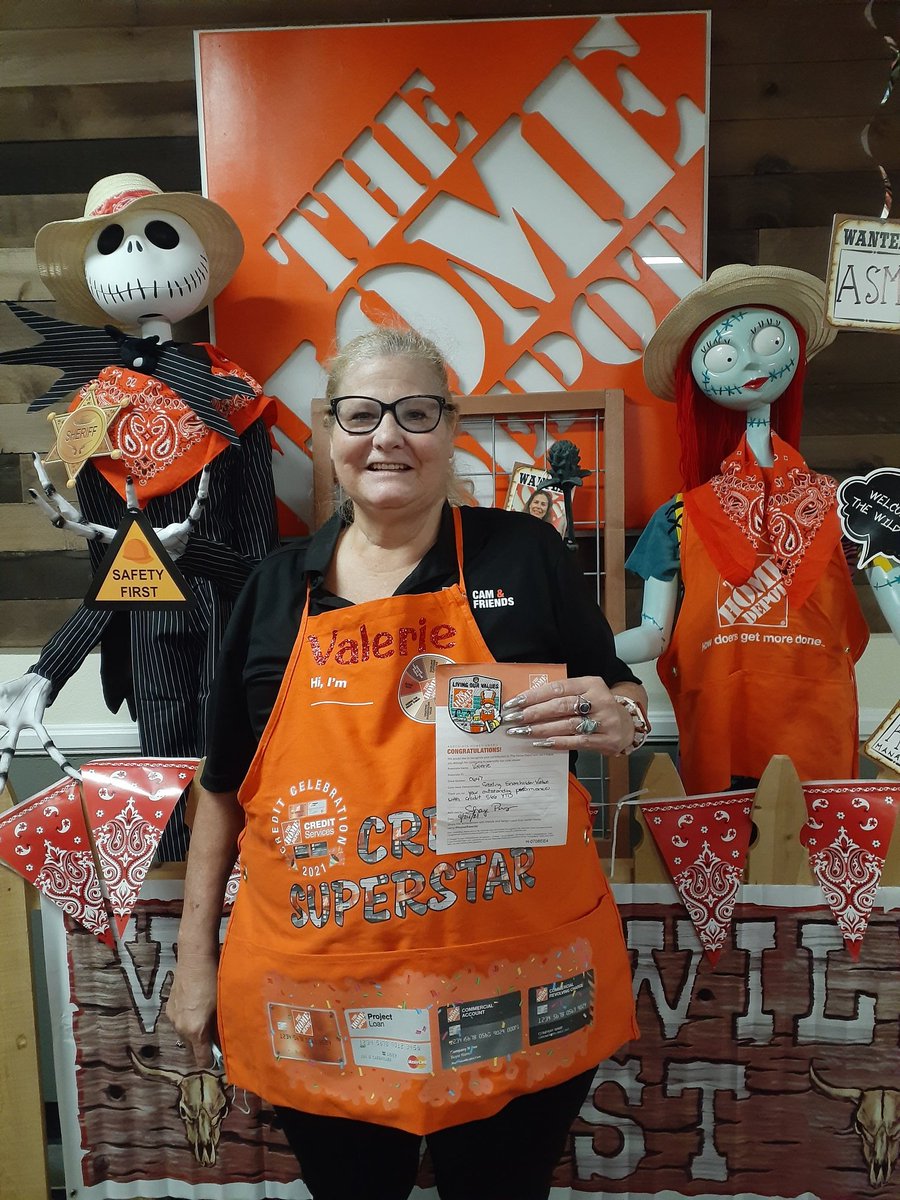 Our Top Front End Cashier and CREDIT SUPERSTAR Valerie!!!!
566 Credit Card Apps. YTD! <a href="/kari_hd/">Kari</a> <a href="/HomeDepot647/">Westminster HD #647</a> <a href="/ShayePerezTHD/">THD Shaye Perez</a> <a href="/sophialuna_HD/">Sophia Luna</a> <a href="/LKRTHD/">LaKesha Rawls</a> <a href="/TiaJake777/">Tia Jake</a> <a href="/JabarrBean/">Jabarr Bean</a>