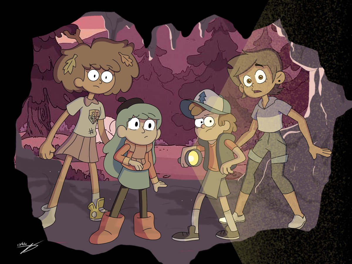 VulcanMHD's tweet photo. Just a typical crossover is all
#hildatheseries #GravityFalls #amphibia #OwlHouse #fanart #art https://t.co/Y45RGQUUVT
