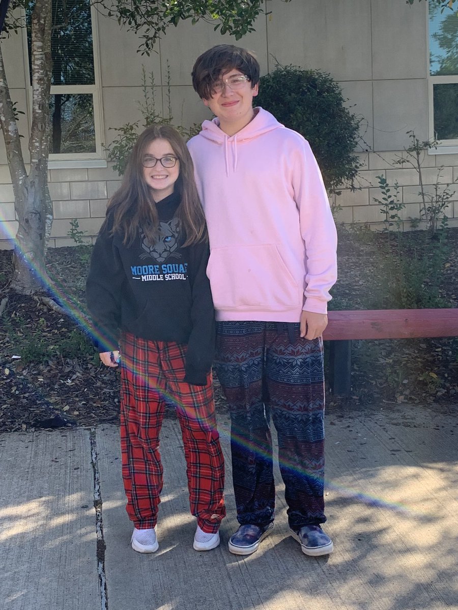 Pajama day for Spirit Week <a href="/ThesquareM2/">Moore Square GT/AIG Basics Magnet Middle</a> #hadtodocument