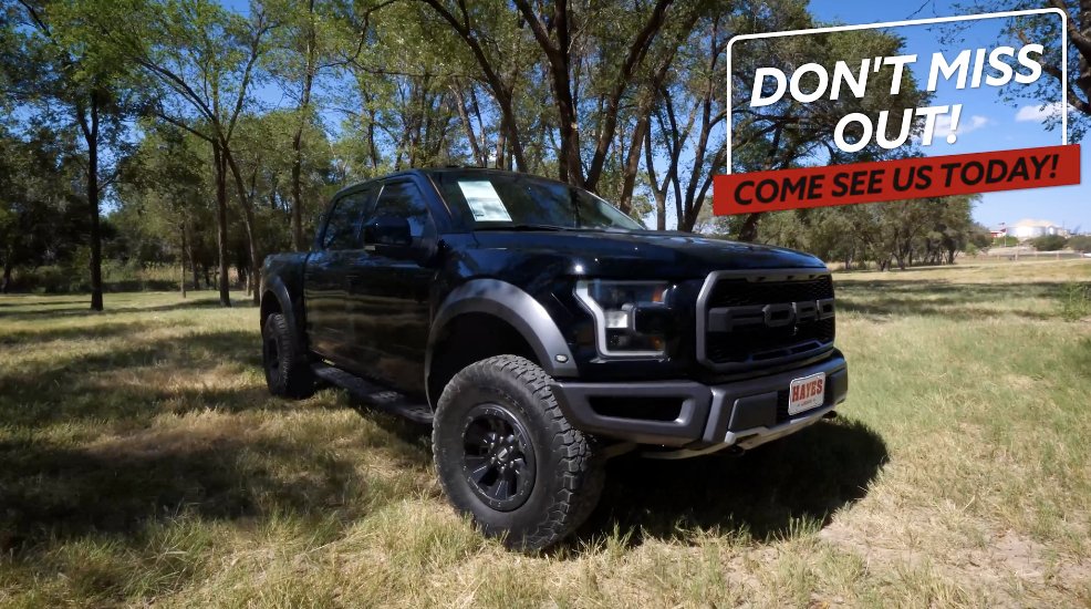 HayesMotorUsed's tweet photo. Our 2018 #FordRaptor gives you performance you can appreciate💯 with a sunroof that makes your commutes more light and airy☀️. Don't miss out! Come see us today! #hayesmotorcompany #lubbock #texas #tx #ford #raptor 

Learn more➡️: https://t.co/EnXV4zfQnJ https://t.co/6deS9lWbP3