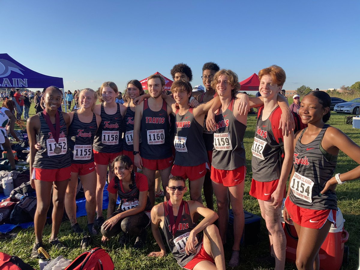 debsandberg's tweet photo. Congratulations to a great Friday morning CC meet Travis Tigers Cross Country! 🐾📣🎉 @THS_Tigers @BoosterTravis @THStigerscc https://t.co/9QgYBAE3Fp