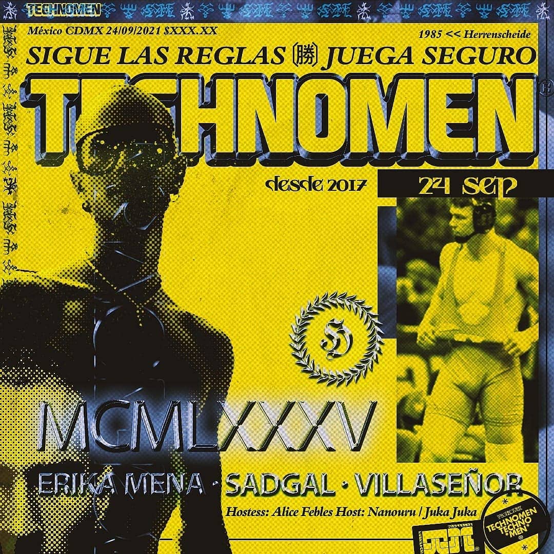 gaypride_cdmx's tweet photo. VIERNES 24 DE SEPTIEMBRE

Para más información y como obtener tus entradas al evento visita nuestro IG https://t.co/vmvVt9RyVU y/o el IG de @technomen.mx 🤼‍♂️ https://t.co/fQNN5tMkwm 

Para está ocasión MCMLXXXV [Herrensauna, Berlín] 🤼 #TECHNOMEN #JuegaSeguro https://t.co/EFu1jIUb5T