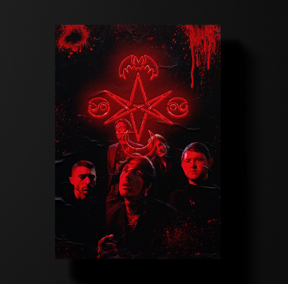 lauraghorta's tweet photo. fiz esse poster da nova era do @bmthofficial ♥️ eu amei demais!!! alo @olobersyko @JordanFish86 https://t.co/jdaciuQ413