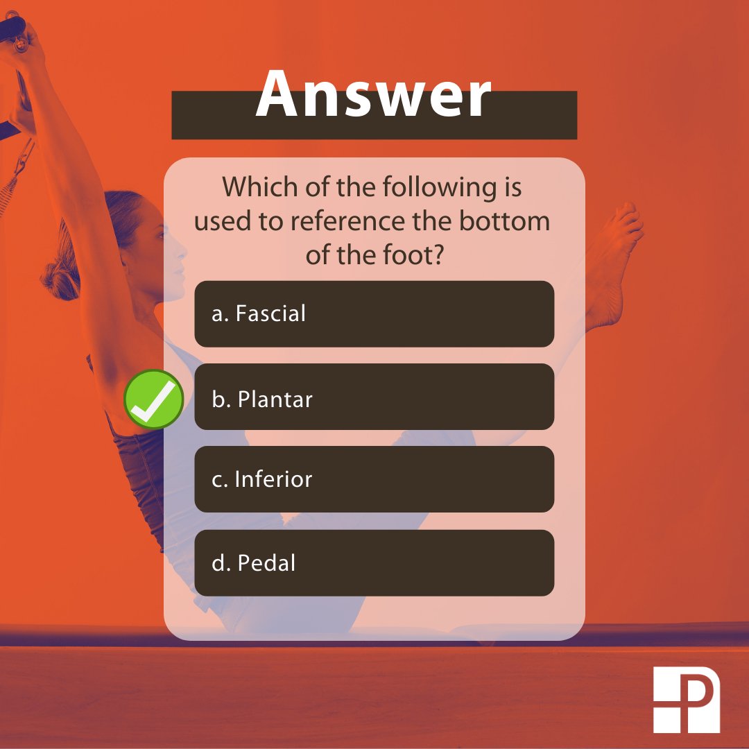 National Pilates Certification Program (@nationalpcp) on Twitter photo ✏️ Let us know your answer in the comments! 
#pilatespopquiz
#pilatesteacher
#pilates
#anatomy
#ncpt ✏️ Let us know your answer in the comments! 
#pilatespopquiz
#pilatesteacher
#pilates
#anatomy
#ncpt