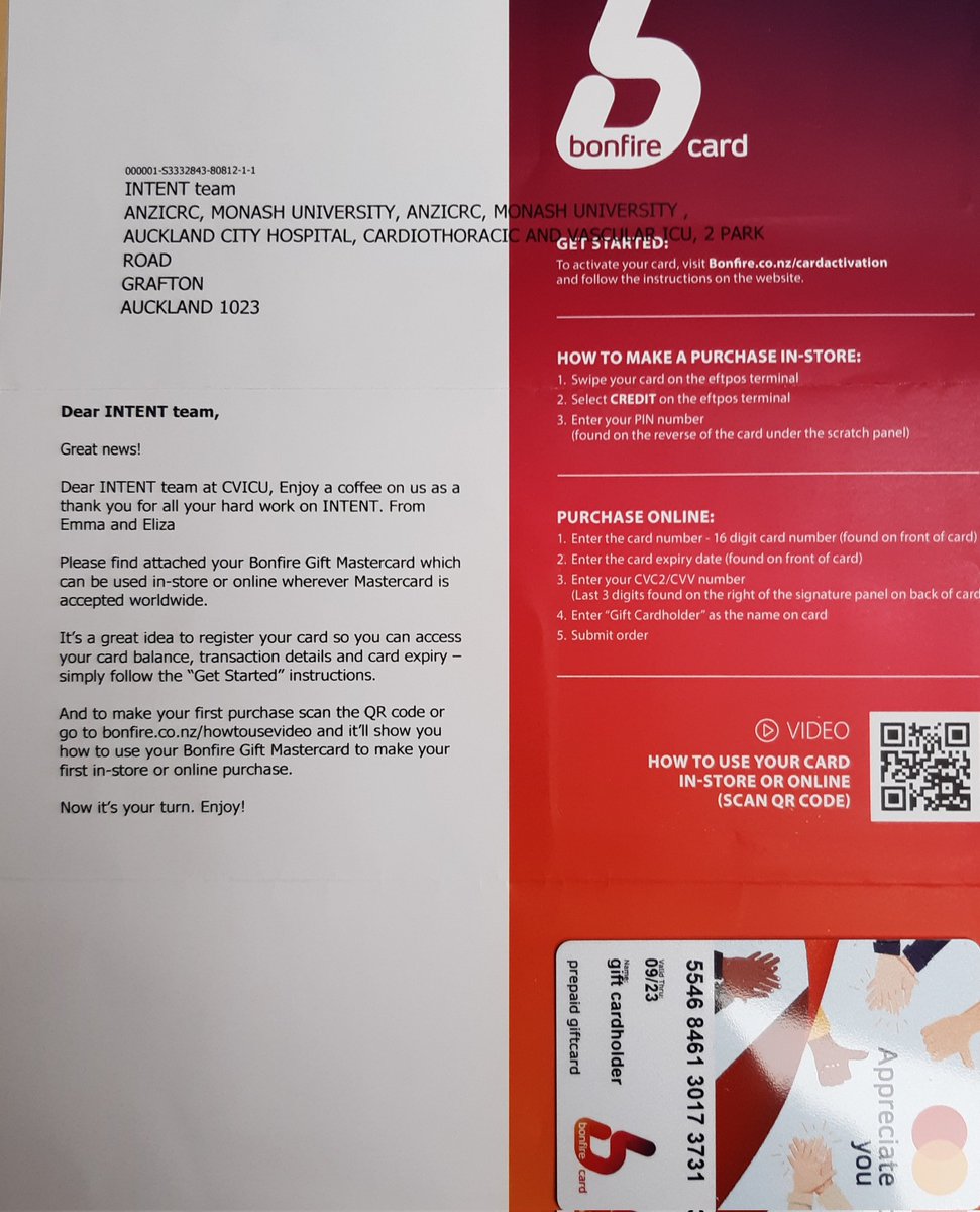 Thank you <a href="/INTENTnutrition/">INTENT nutrition RCT</a> for shouting <a href="/CVICUResearch/">CVICU Research</a> a coffee! Perfect timing as we return to level 3 #lockdown and take away coffee is back on the menu 🙂