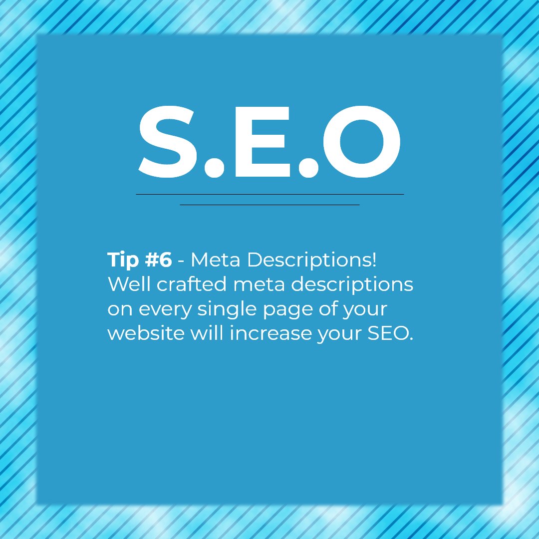 PrecisOnline's tweet photo. Meta description is the first section that people see when Google serves up your page to search users. Make sure each and every one of your pages on your website has a well crafted meta description
#seo #digitalmarketing #marketing https://t.co/Sp5vFEsAtn