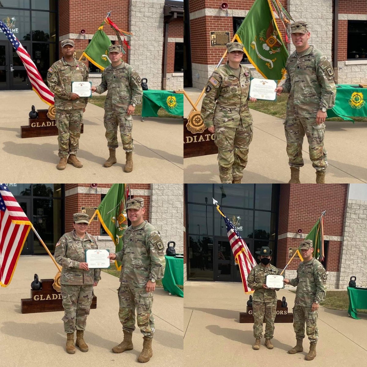G6_795th's tweet photo. #FantasticFriday #Gladiators from the 795th MP BN and #ArchAngels from 252d/180th MP Detachment were recognized for their outstanding contributions during September’s payday activities and awards ceremony. A great end to #RegimentalWeek! @14th_MP_Brigade @G7_795_MP @USArmyMPCorps https://t.co/3o9NLE44rJ