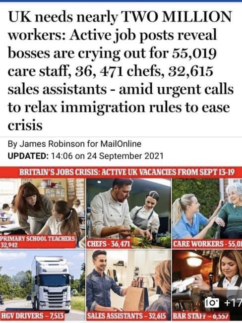 The Daily Mail begs for immigrants...

#BrexitBritain