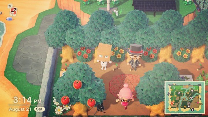 BatCrafts's tweet photo. I hosted an #animalcrossing #murdermystery party! It was super fun coming up with the elements for a Clue style puzzle 🧩
.
.
.
.
#animalcrossingnewhorizons #acnh #murder #mystery #murdermysteryparty #party #fun #clue #puzzle #ghost #dead #orchard #bunker #pentagram #cemetery https://t.co/EqWxbrEShO