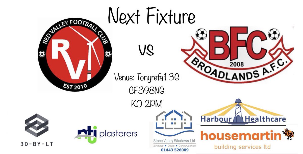 RedValleyFC's tweet photo. Next fixture we take on @BroadlandsAfc In the @BDFL1928.
@NtjPlasterers @stone_valley @HarbourHCare @LTJ11CFC https://t.co/K4gEpHeNul