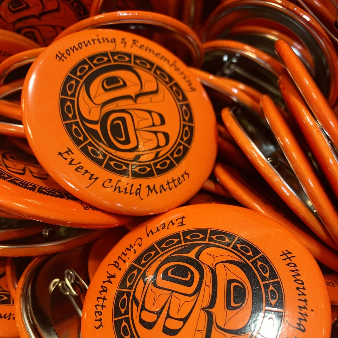 #VSB39 is preparing for National Day for Truth and Reconciliation. Students and staff will be receiving #OrangeShirtDay buttons as reminders to reflect on significance of the solemn day and beyond.