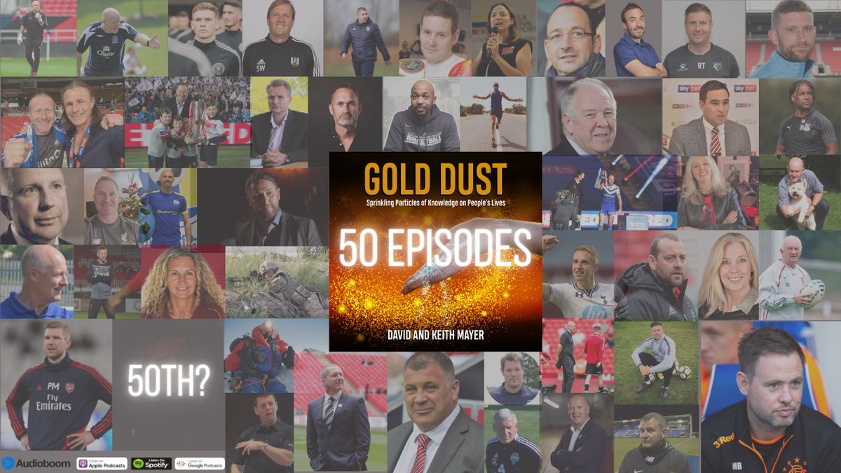 This Friday will mark the 50th episode of The Gold Dust Podcast, and we can't wait.

Our 50th episode guest will be revealed on Wednesday. 

In the meantime, here is a collage of the extraordinary guests we've had to date

What lessons have you learned from our guests?

#GoldDust