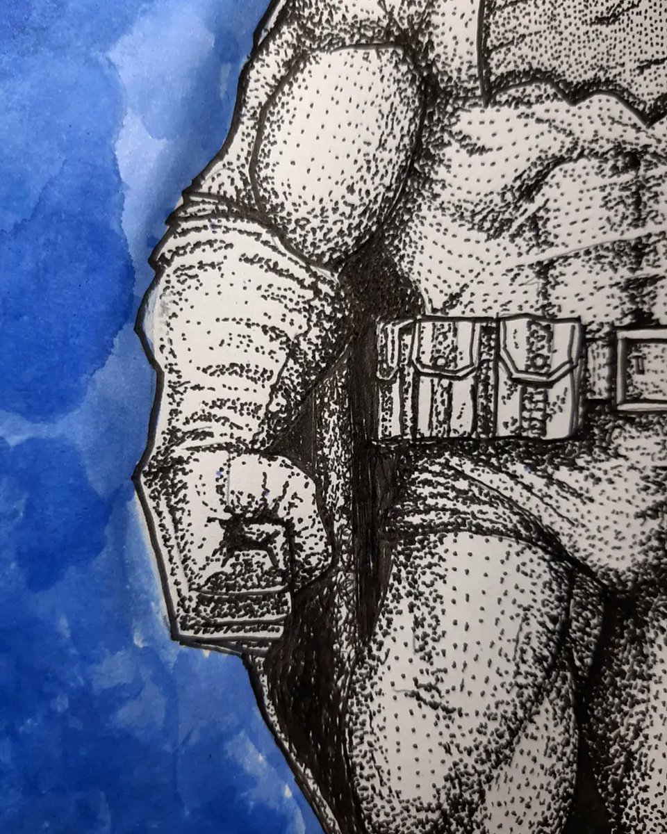rikitopota's tweet photo. Definitivament, la tècnica puntillista no està feta per mi... però no passa res, demà em compro uns ulls nous. Visca Batman. #sketch #dibuix #puntillisme #puntillism #ink #tinta #pigmapen #sakura #batman #batmanday #dccomics https://t.co/lr9MBAIgCR