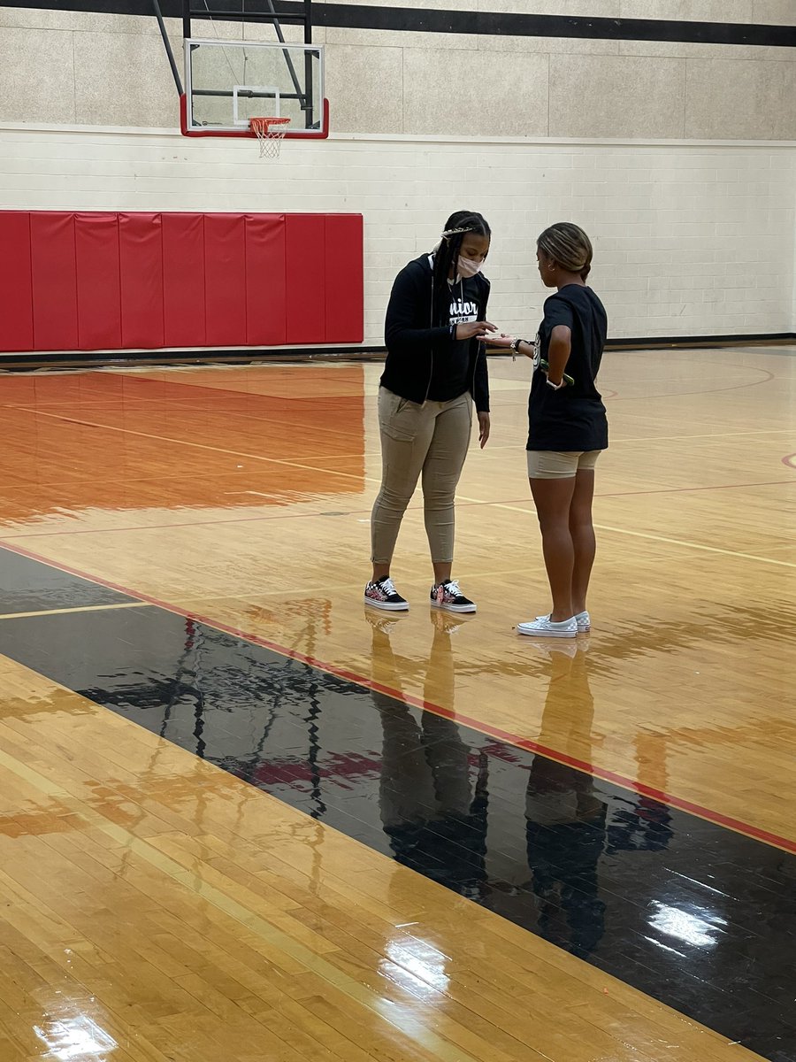 ladyjagssoccer_'s tweet photo. Senior Midfielder, Bre Thompson leading our FCA message today about self-worth! https://t.co/PhPwFAJrZ0