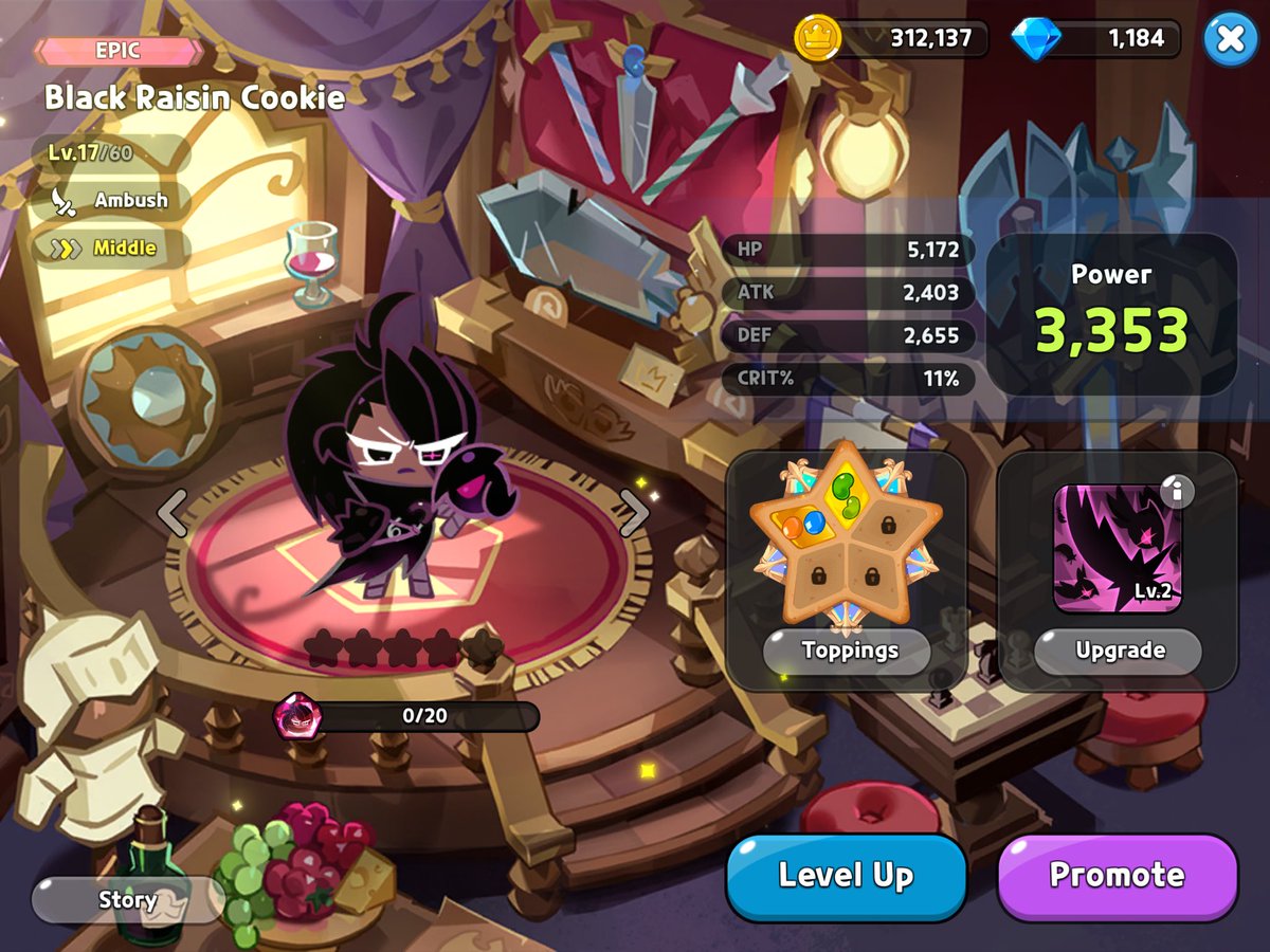 fruity_frog_kid's tweet photo. I just got her and it was doing like this big thing when I got her, is she good? I feel like I should add her to my team
#cookierun #cookierunkingdom #CookieRunKingdomTH #cookieruntwt #cookie #cookierunfandom #blackraisincookie https://t.co/x4i0sBcD4n