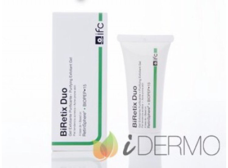 BIRETIX DUO #Biretix ow.ly/YC5I30l86mO
Gel exfoliante y purificante para pieles con tendencia acneica. Sus ingredientes estimulan la renovación y realizan una suave exfoliación superficial que ayuda a prevenir las imperfecciones.