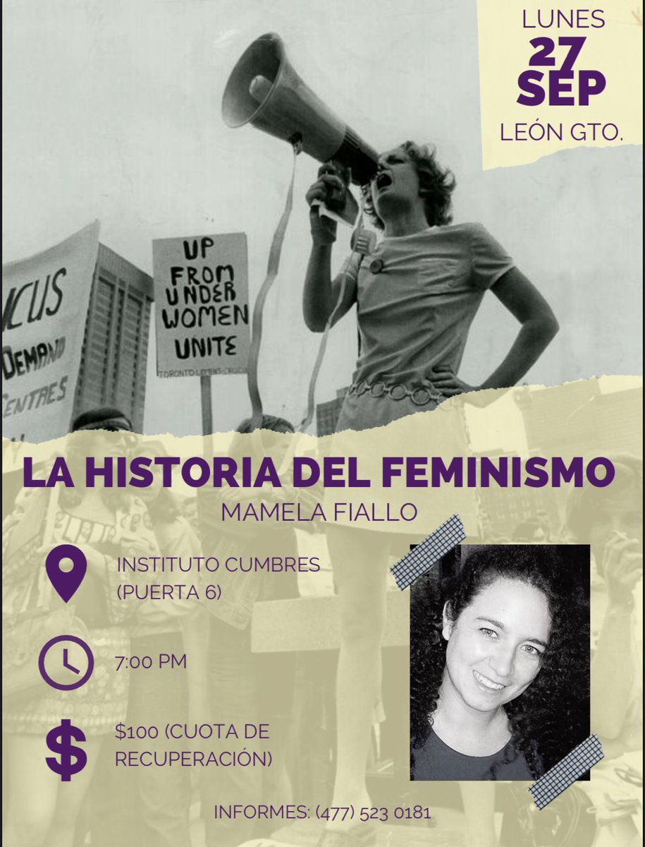 JUVI_Leon's tweet photo. ¡No se pierdan esta oportunidad de una gran charla con @MamelaFialloFlo! 
Cupo limitado 
Se recomienda llegar 30 min antes
Mandar mensaje al teléfono anexo para registrarse https://t.co/ZYZANNvtA9
