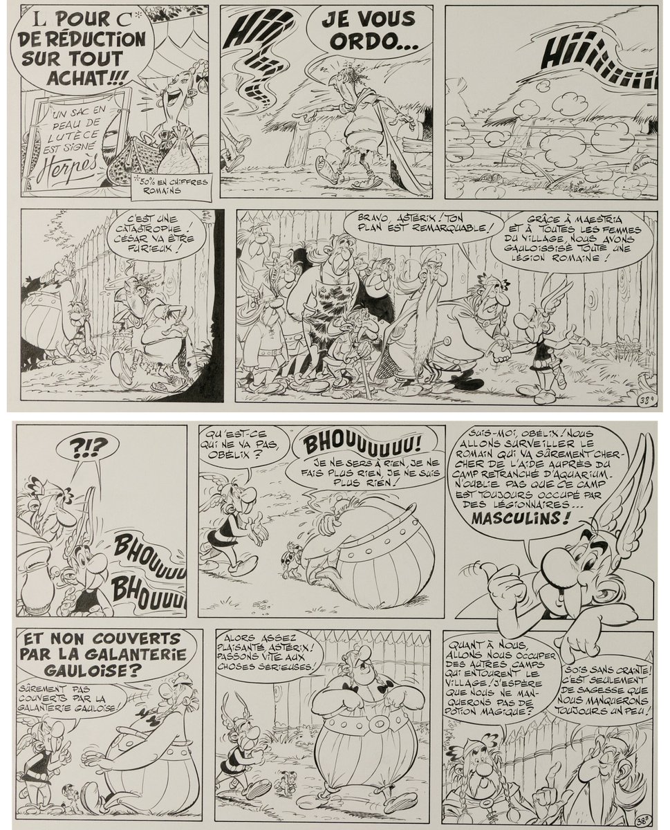 HeritageAuction's tweet photo. Rare page from beloved #Asterix and #Obelix headed to October 1-3 Heritage International Original Art & Anime Event!
Highlights also include original art from Hergé's 'Tintin'. https://t.co/XLbHzVJ3t2
#HeritageAuctions #HAcomics https://t.co/tk9Xz2XKIX