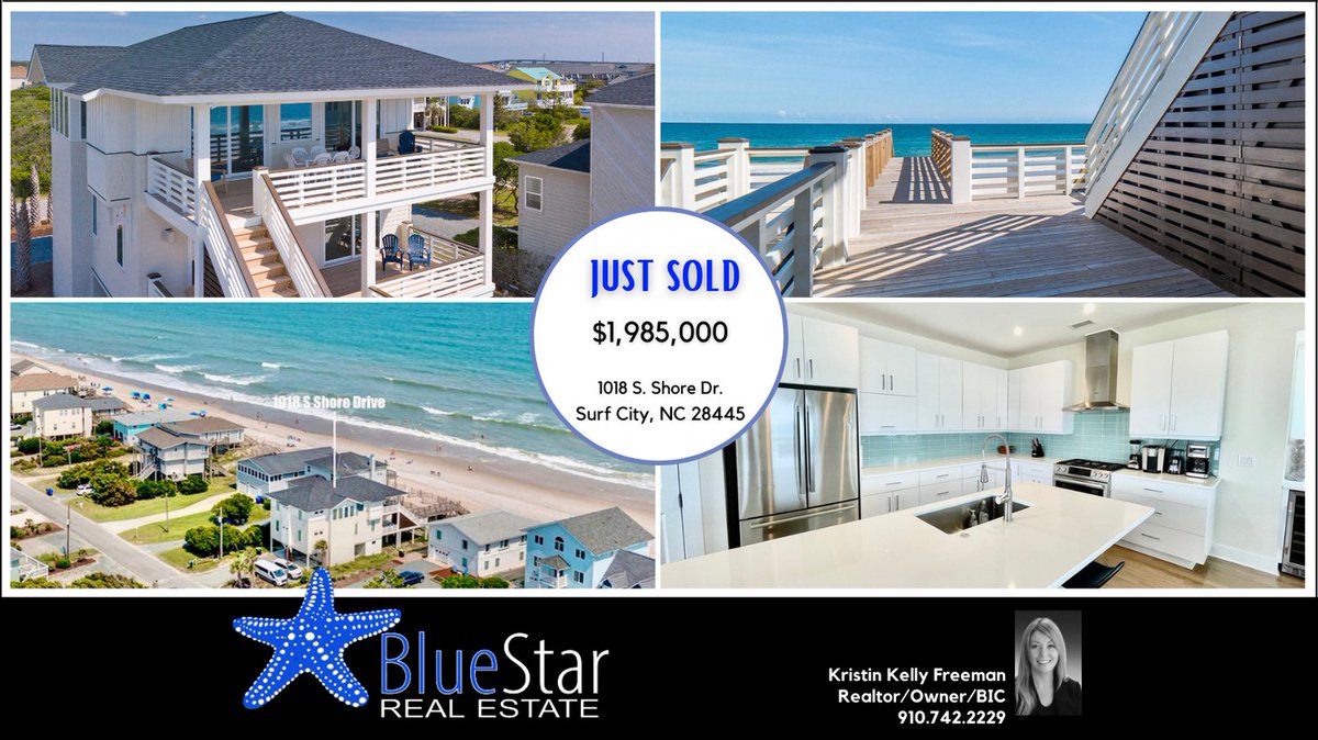 Kris_NCRealtor's tweet photo. Just Sold - Gorgeous oceanfront home in Surf City.

#oceanfront #justsold #surfcity #surfcityrealestateagent #pendercountyrealestateagent #surfcityoceanfront #waterfronthome https://t.co/7nP005CDBl