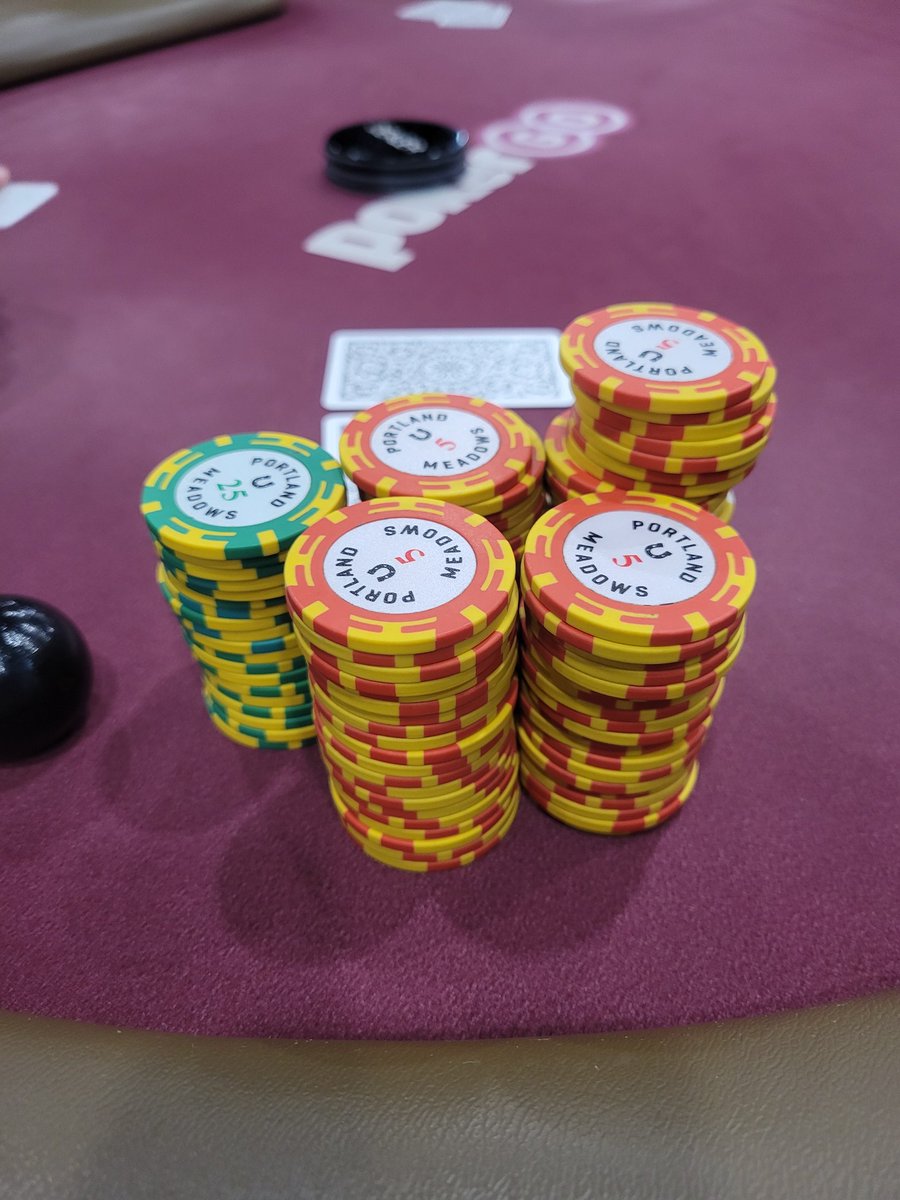 EvanPonce's tweet photo. Grind time.
#poker
#holdem
#portlandmeadows https://t.co/9Do2gQHb69