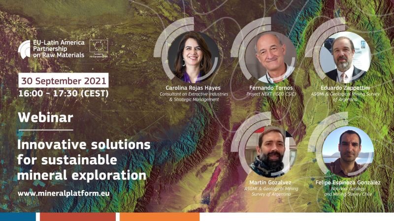 carorojashayes's tweet photo. #Invitación a webinar sobre soluciones innovadoras para la #ExploraciónMinera. Organiza EU-LA Partnership on #RawMaterials

🗓 jueves, 30 de sep
🕟 9:00 -10:30 am Bog
✏️ Hasta el lunes 27 de sept https://t.co/UGkN6WIMFU

#MineralesCríticos #ExploraciónMinera #ExploraCO  #ASGMI https://t.co/NBPuSzQ224