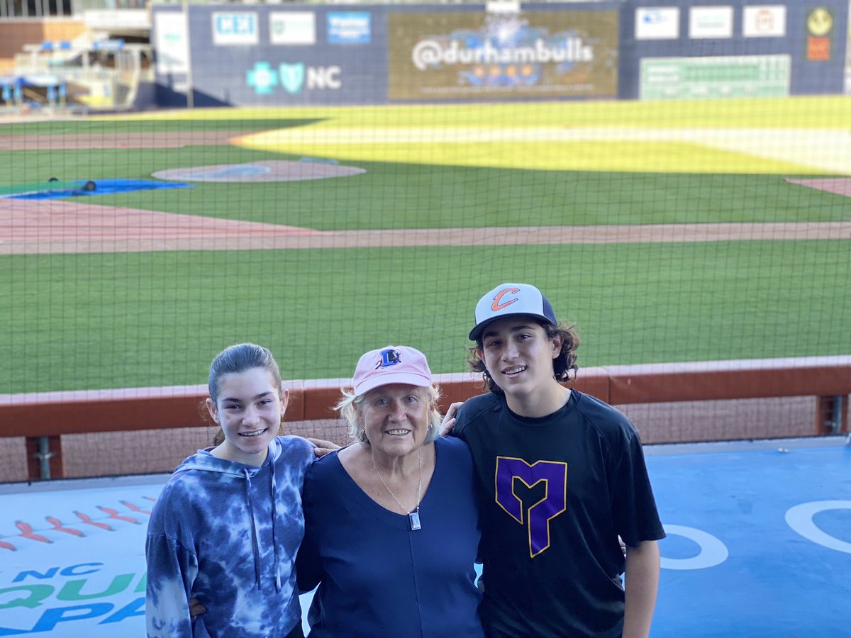 Happy 77th Grammy!
#Durhambulls
#Bullsbroughtmeback <a href="/DurhamBulls/">Durham Bulls</a>