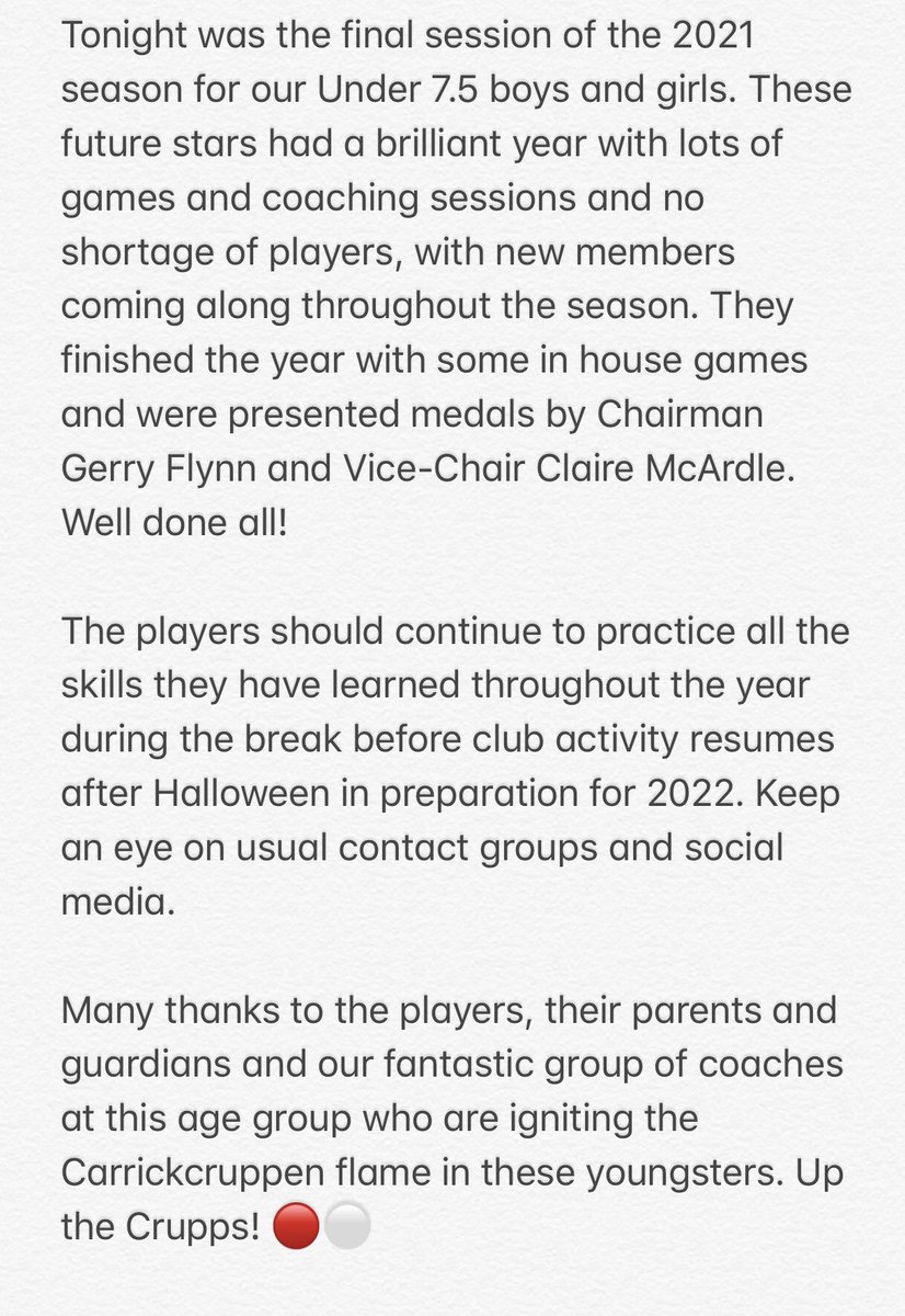 CarrickcruppenGAA (@carrickcruppen) on Twitter photo 