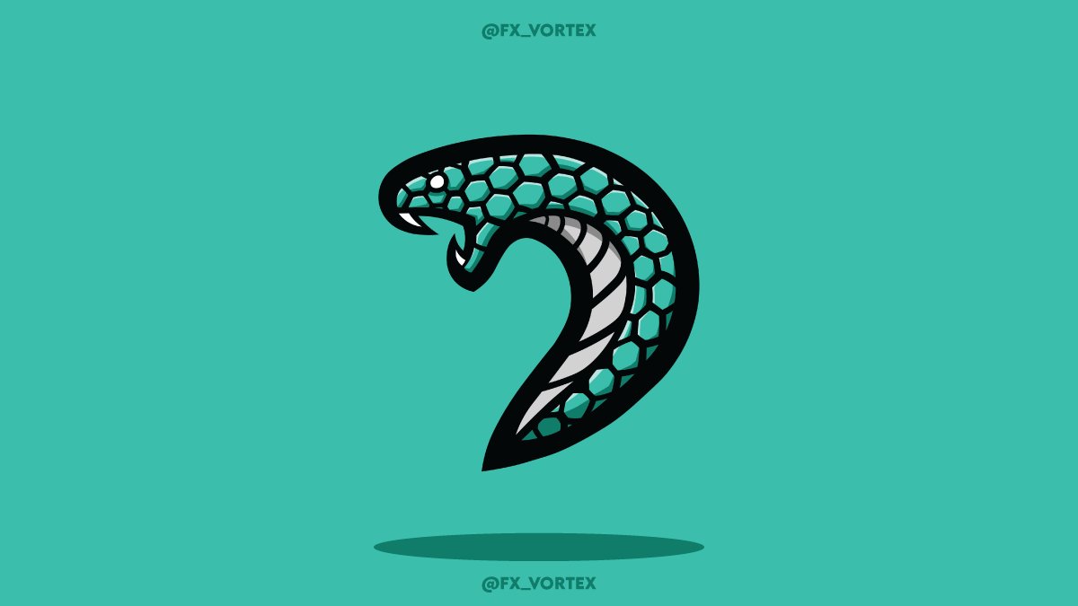 _vortex16_'s tweet image. Quick Snake Logo🐍