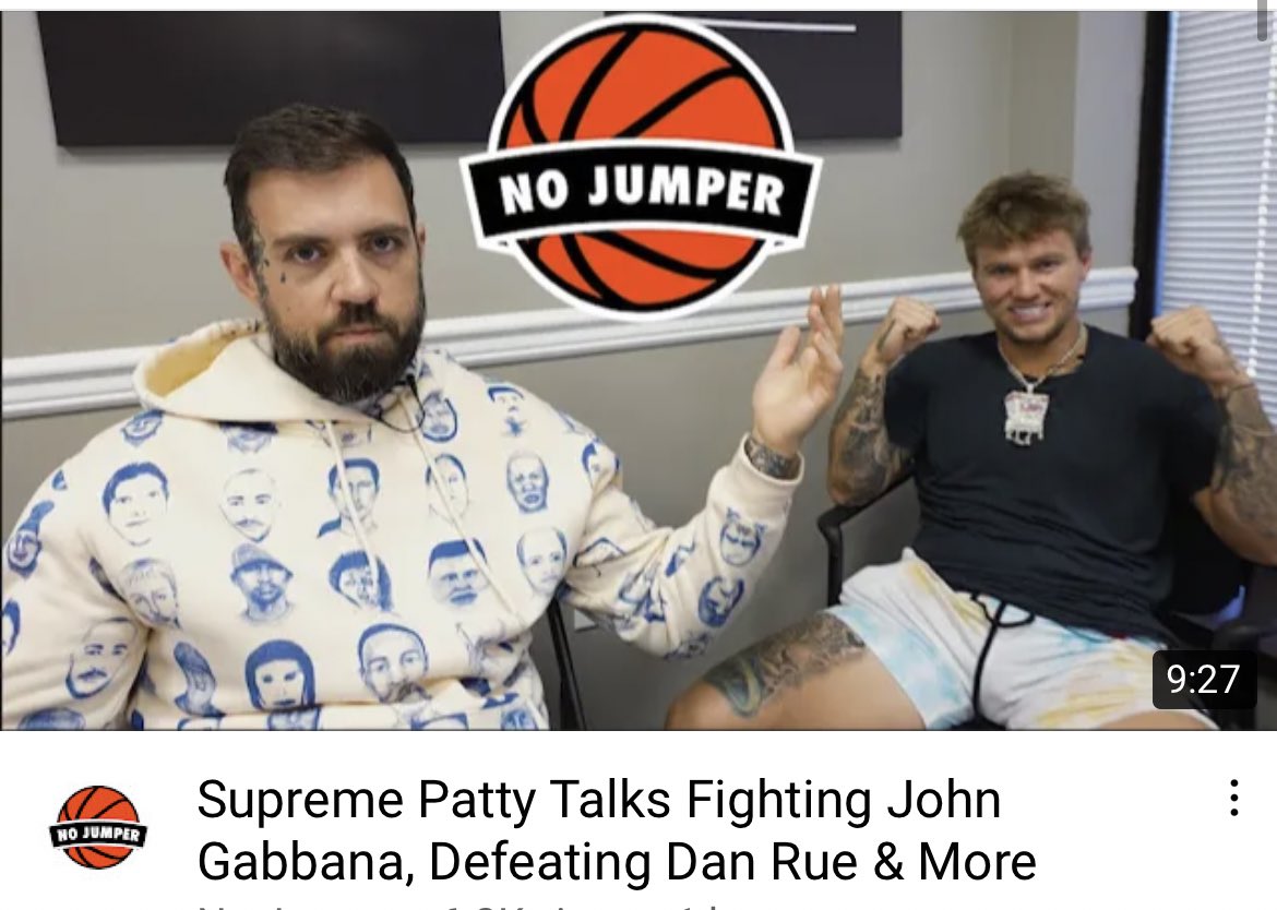 supreme patty and john gabbana fight