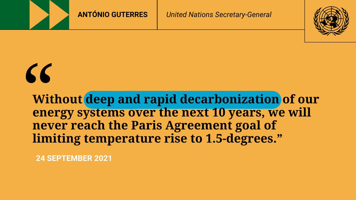 The world is at a critical moment in the fight against the climate emergency. And there has never been a more important moment to empower &amp; mobilize young people. 

Young people, your future is at stake. Don't be a silent spectator. Be bold. Be courageous. We count on you!